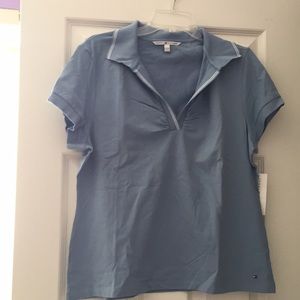 Tommy Hilfiger light blue collar shirt